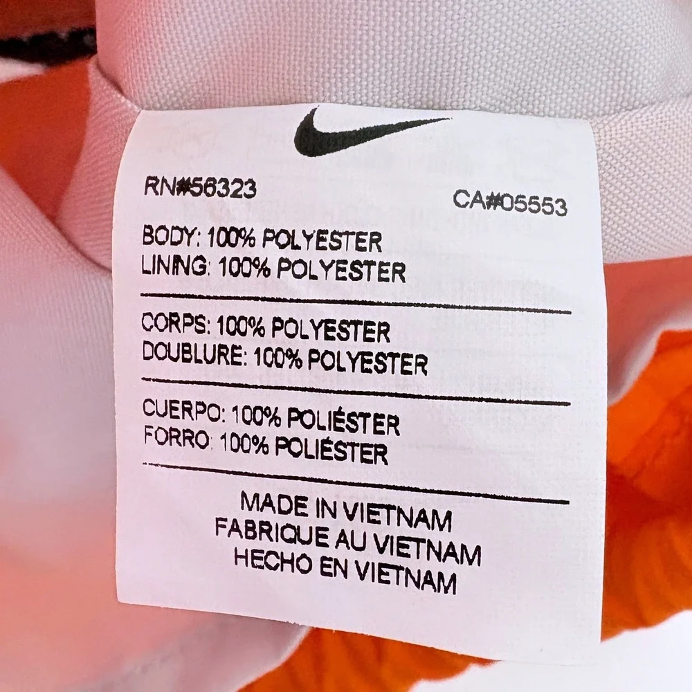 Nike Tennessee Volunteers Drawstring Bag Orange Mesh Cinch Sackpack NCAA